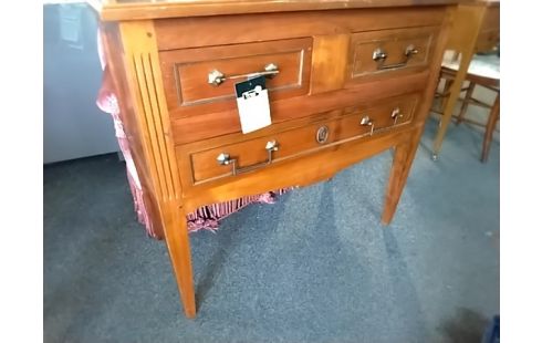 COMMODE 3 tiroirs merisier