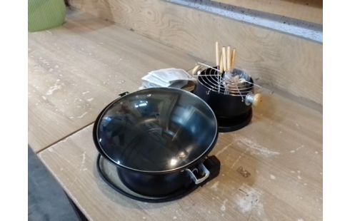 WOK ELECTRIQUE + ACCESSOIRES