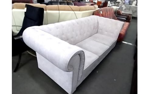 CANAPE 3P STYLE CHESTERFIELD BEIGE