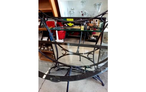 CONSOLE DEMIE LUNE AVEC MIROIR