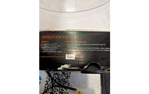 TELEPHONE HD 47 POUR LIVEBOX PLAY UNIQUEMENT