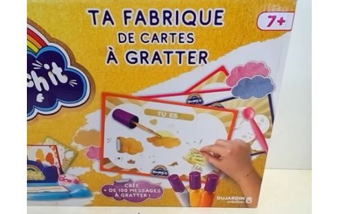 JEU TA FABRIQUE DE CARTES A GRATTER