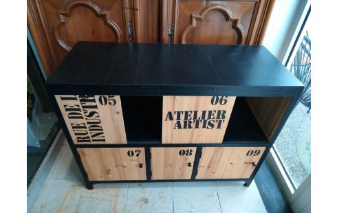 BUFFET BAS STYLE INDUSTRIEL DOCKS MAISON DU MONDE