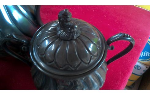 KAFFEESERVICE ALT SILBERN KÖRPER