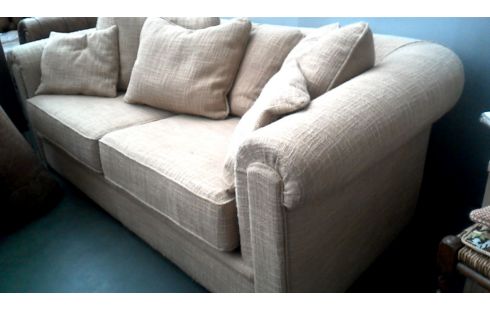 BUTACA. 2 PLAZAS CAFÉ TEJIDO