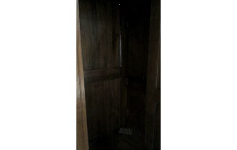 KLEIDERSCHRANK 1 ANTIK EICHE MASSIV 2 TÜREN / 2 SCHUBLADEN