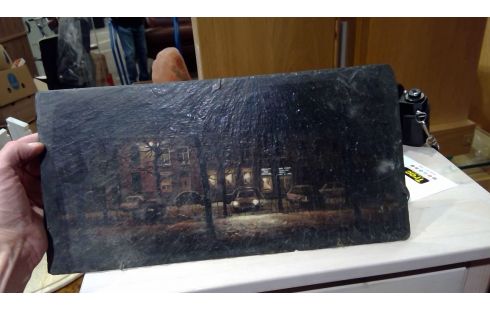 PEINTURE PLACE DU PARC MONS