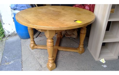 TABLE RONDE CHENE EXTENSIBLE