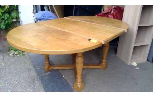 TABLE RONDE CHENE EXTENSIBLE