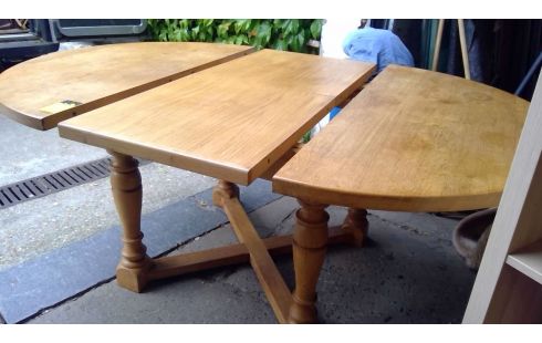 TABLE RONDE CHENE EXTENSIBLE