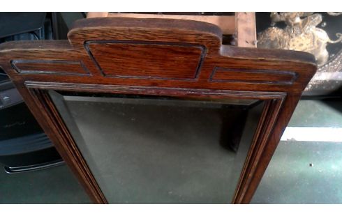 SPIEGEL GESLEPEN ART DECO EIK