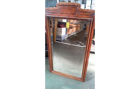 SPIEGEL GESLEPEN ART DECO EIK