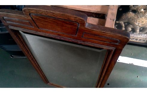 SPIEGEL GESLEPEN ART DECO EIK