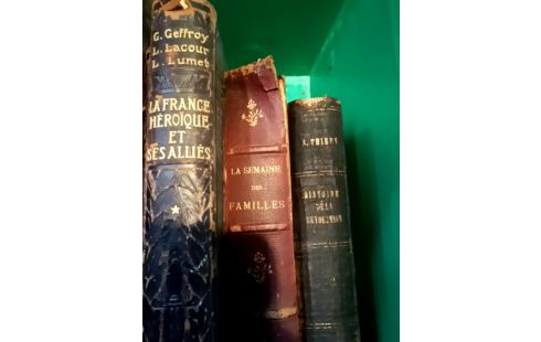 LIVRE ANCIEN HISTOIRE JOURNAL ETC