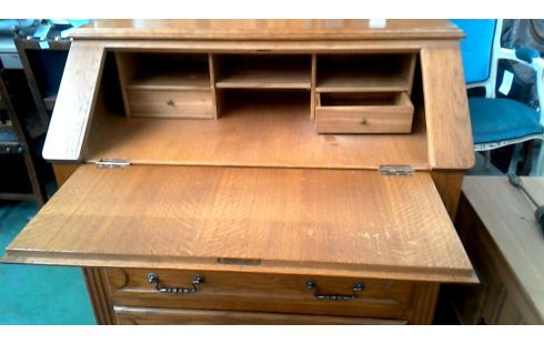 SEKRETÄR MASSIV EICHE 3 SCHUBLADEN