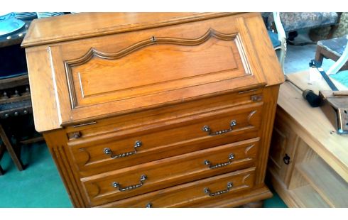 SEKRETÄR MASSIV EICHE 3 SCHUBLADEN