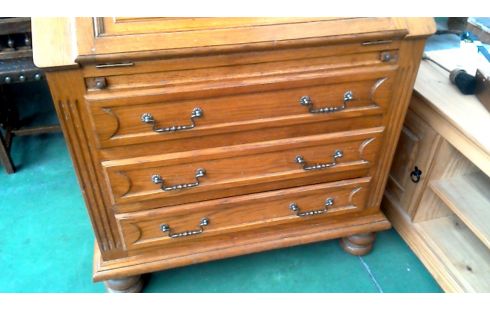 SEKRETÄR MASSIV EICHE 3 SCHUBLADEN