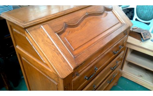 SEKRETÄR MASSIV EICHE 3 SCHUBLADEN