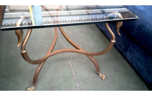 MESA DE SALÓN AÑADA BRONCE HIELO