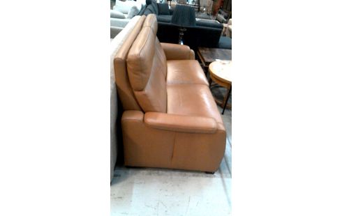 ZETEL LEDER 2/3PERS/COGNAC
