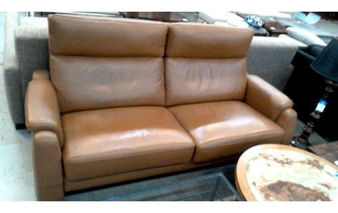 ZETEL LEDER 2/3PERS/COGNAC