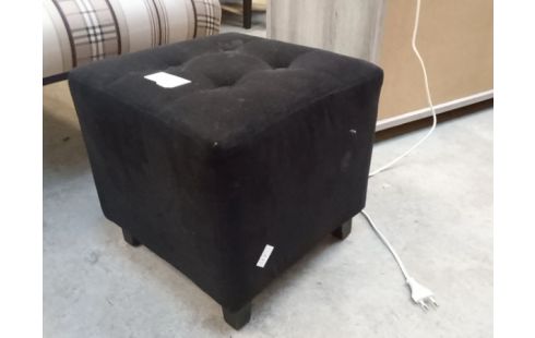 POUF CARRE NOIR