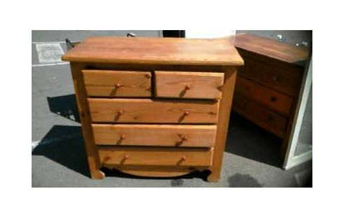 COMMODE 5 TIROIRS PIN