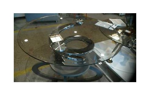 TABLE BASSE RONDE TORNADE