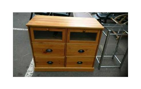 KOMMODE 6 SCHUBLADEN KIEFER