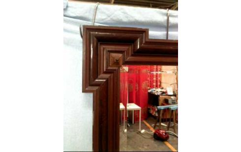 SPIEGEL I.R. HOLZ VERZIERT