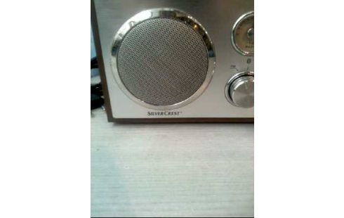 RADIO RETRO HOLZ <SILVERCREST> SILBERF.