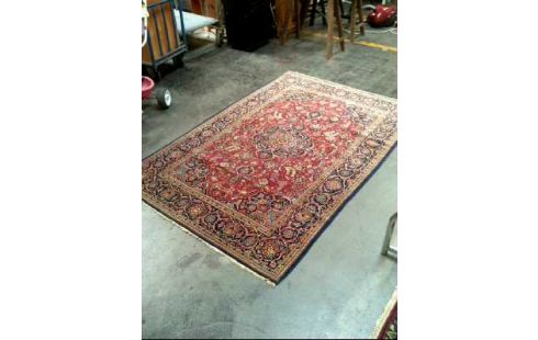 TEPPICH ORIENTALISCH GEMUSTERT ROT BLAU