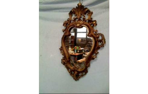 SPIEGEL GOLDFARBEN I.R. VERZIERT KLEIN