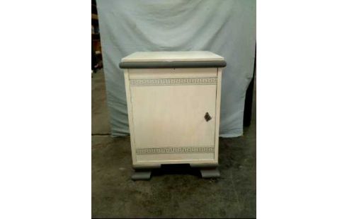 BEISTELLMÖBEL WEISS 1-TÜR 1-SCHUB. 2-EB.