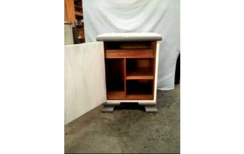 BEISTELLMÖBEL WEISS 1-TÜR 1-SCHUB. 2-EB.