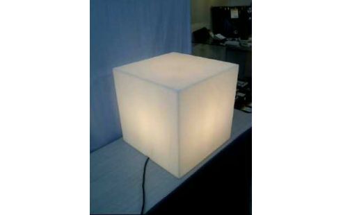LAMPE OUTDOOR WÜRFEL WEIß