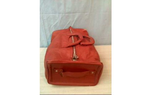 REISETASCHE KLEIN LEDER BRAUN <YIDI>