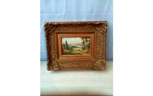 ÖLGEMÄLDE I.R. HOLZ LANDSCHAFT <SIGNIERT>