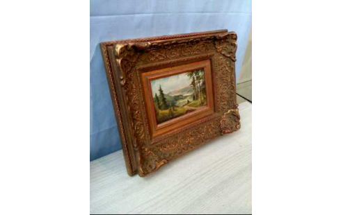 ÖLGEMÄLDE I.R. HOLZ LANDSCHAFT <SIGNIERT>