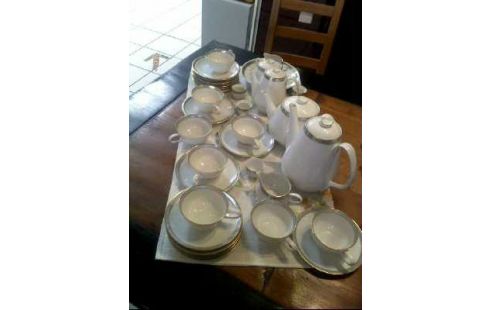 KAFFEESERV. 36-TLG. WEISS/TÜRKIS <ROSENTH.>