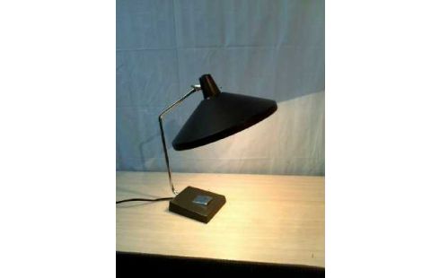 SCHREIBTISCHLAMPE DUNKELGRAU VINTAGE