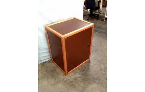 SCHRANK HOLZ BRAUN <FLÖTOTTO> 70ER 1 TÜR