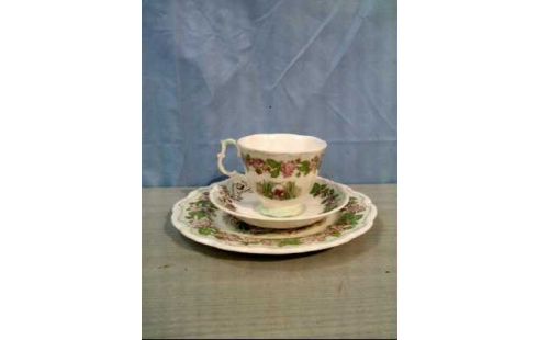 KAFFEE-SET 3-TLG FLORAL <ROYAL DOULTON>
