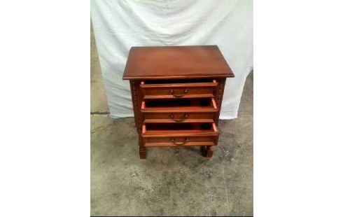 TABLE D'APPOINT 3 TIROIRS