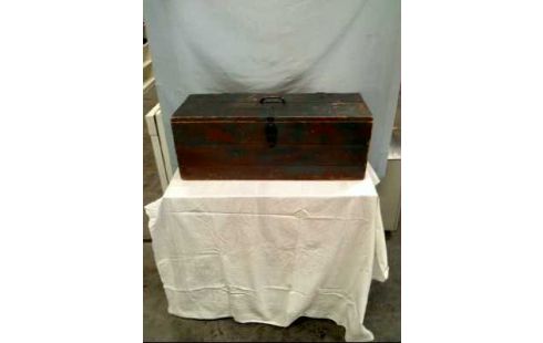 HOLZKISTE BLAU SCHIMMERND VINTAGE