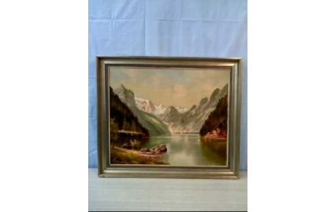 GEMÄLDE I.R. <SIGNIERT> BERGSEE