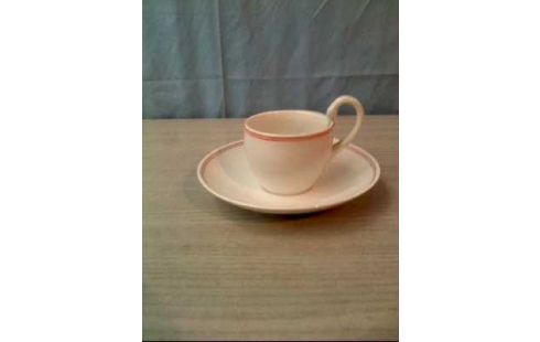 KAFFEETASSE WEISS SCHWAN.DES. <MEISSEN>