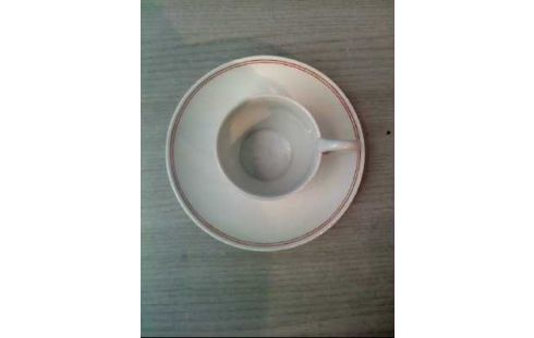 KAFFEETASSE WEISS SCHWAN.DES. <MEISSEN>