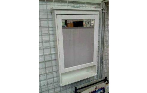 BADSCHRANK SPIEGEL HOLZ 1-TÜR 5-EBEN.