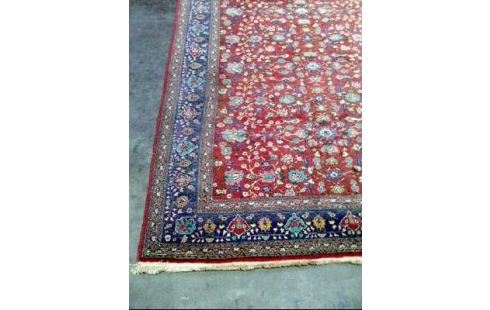 TEPPICH ORIENTALISCH GEMUSTERT ROT BLAU